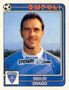 Sticker Giulio Drago - Calciatori 1986-1987 n. 102 - Panini