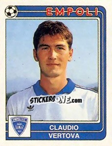 Sticker Claudio Vertova - Calciatori 1986-1987 - Panini