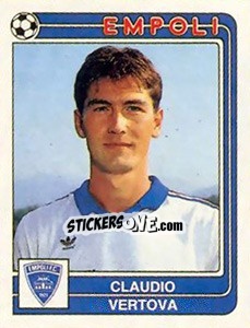 Sticker Claudio Vertova - Calciatori 1986-1987 n. 103 - Panini