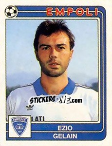 Sticker Ezio Gelain - Calciatori 1986-1987 n. 104 - Panini