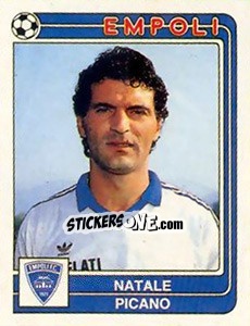 Sticker Natale Picano - Calciatori 1986-1987 - Panini