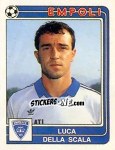 Sticker Luca Della Scala - Calciatori 1986-1987 n. 107 - Panini
