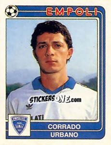 Figurina Corrado Urbano - Calciatori 1986-1987 - Panini