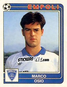 Sticker Marco Osio - Calciatori 1986-1987 - Panini