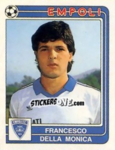 Figurina Francesco Della Monica - Calciatori 1986-1987 - Panini
