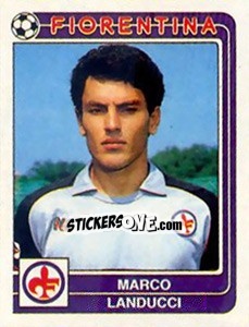 Sticker Marco Landucci - Calciatori 1986-1987 - Panini