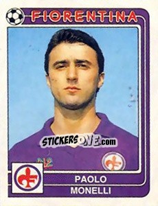 Sticker Paolo Monelli - Calciatori 1986-1987 n. 134 - Panini