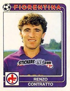 Cromo Renzo Contratto - Calciatori 1986-1987 - Panini