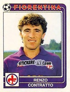 Figurina Renzo Contratto - Calciatori 1986-1987 n. 136 - Panini