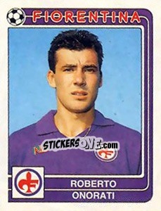 Sticker Roberto Onorati - Calciatori 1986-1987 n. 137 - Panini