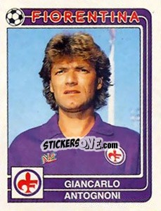 Sticker Giancarlo Antognoni - Calciatori 1986-1987 - Panini