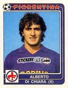 Cromo Alberto Di Chiara - Calciatori 1986-1987 - Panini