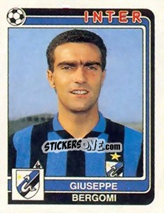 Figurina Giuseppe Bergomi - Calciatori 1986-1987 - Panini