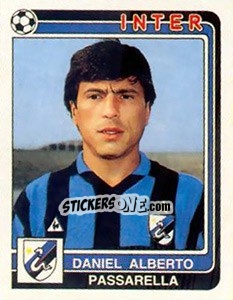 Sticker Daniel Alberto Passarella - Calciatori 1986-1987 n. 145 - Panini