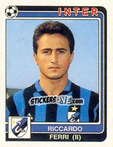 Sticker Riccardo Ferri - Calciatori 1986-1987 n. 146 - Panini