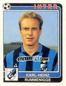 Figurina Karl-Heinz Rummenigge - Calciatori 1986-1987 - Panini