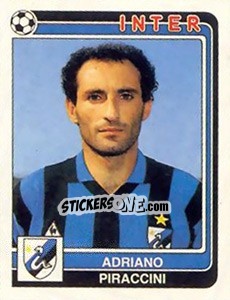 Sticker Adriano Piraccini - Calciatori 1986-1987 n. 157 - Panini