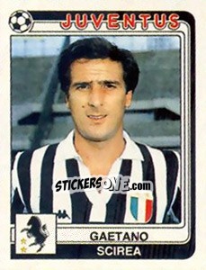 Sticker Gaetano Scirea - Calciatori 1986-1987 n. 165 - Panini