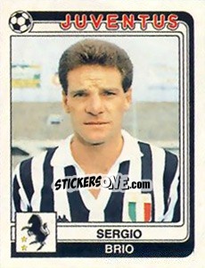 Figurina Sergio Brio - Calciatori 1986-1987 n. 166 - Panini