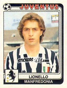 Sticker Lionello Manfredonia - Calciatori 1986-1987 n. 168 - Panini