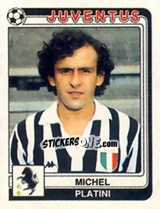 Sticker Michel Platini - Calciatori 1986-1987 n. 169 - Panini