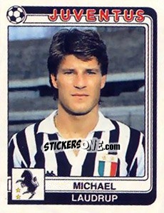 Figurina Michael Laudrup - Calciatori 1986-1987 - Panini