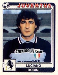 Sticker Liciano Bodini - Calciatori 1986-1987 n. 175 - Panini