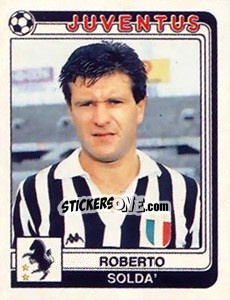 Cromo Roberto Solda' - Calciatori 1986-1987 - Panini