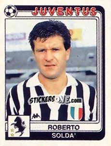 Sticker Roberto Solda' - Calciatori 1986-1987 n. 176 - Panini