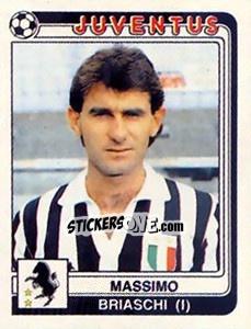 Sticker Massimo Briaschi - Calciatori 1986-1987 - Panini