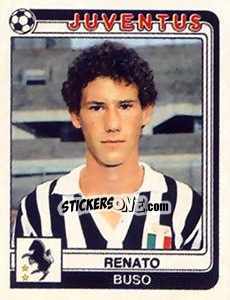 Sticker Renato Buso - Calciatori 1986-1987 - Panini