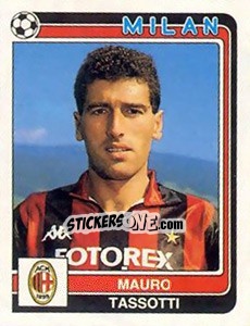 Sticker Mauro Tassotti - Calciatori 1986-1987 n. 183 - Panini