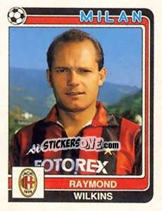 Sticker Raymond Wilkins - Calciatori 1986-1987 - Panini