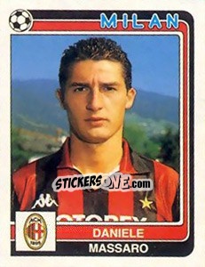 Sticker Daniele Massaro - Calciatori 1986-1987 n. 189 - Panini