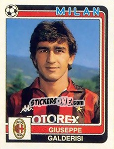 Cromo Giuseppe Galderisi - Calciatori 1986-1987 - Panini