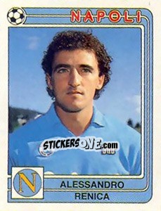 Sticker Alessandro Renica - Calciatori 1986-1987 - Panini
