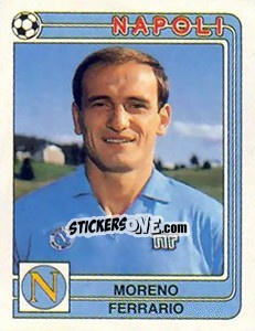 Sticker Moreno Ferrario - Calciatori 1986-1987 - Panini