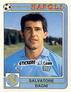 Sticker Salvatore Bagni - Calciatori 1986-1987 - Panini