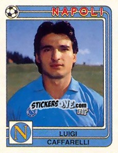 Sticker Luigi Caffarelli - Calciatori 1986-1987 - Panini