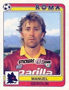 Sticker Manuel Gerolin - Calciatori 1986-1987 - Panini