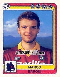 Figurina Marco Baroni - Calciatori 1986-1987 - Panini