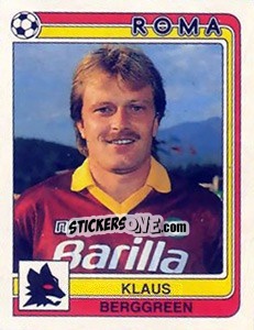 Cromo Klaus Berggreen - Calciatori 1986-1987 - Panini