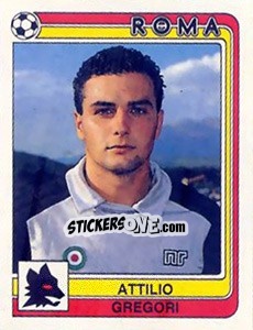 Sticker Attilio Gregori - Calciatori 1986-1987 - Panini