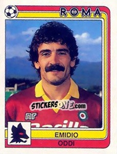 Sticker Emidio Oddi - Calciatori 1986-1987 n. 236 - Panini