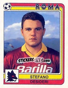 Sticker Stefano Desideri - Calciatori 1986-1987 - Panini