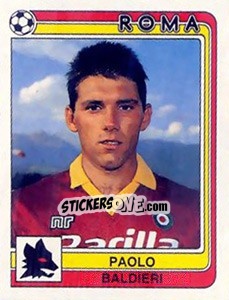 Sticker Paolo Baldieri - Calciatori 1986-1987 - Panini