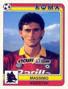 Cromo Massimo Agostini - Calciatori 1986-1987 - Panini