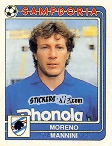 Cromo Moreno Mannini - Calciatori 1986-1987 - Panini