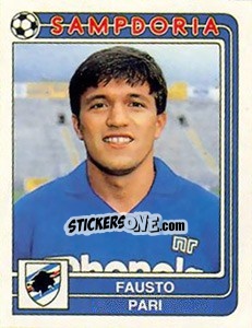 Sticker Fausto Pari - Calciatori 1986-1987 - Panini