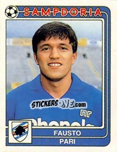 Sticker Fausto Pari - Calciatori 1986-1987 n. 244 - Panini